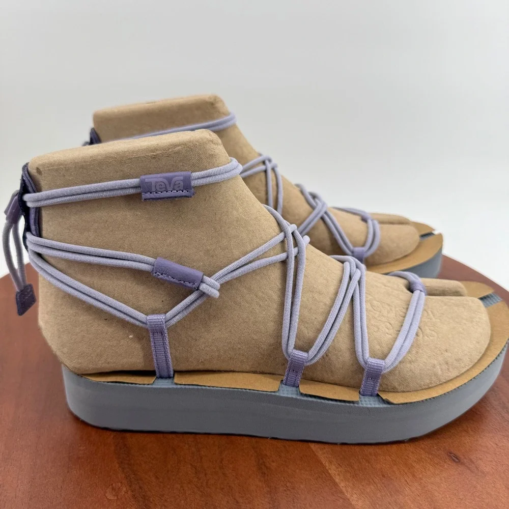 Teva Midform Infinity Sandals Strappy Bungee Platform Daybreak Color Women's 9